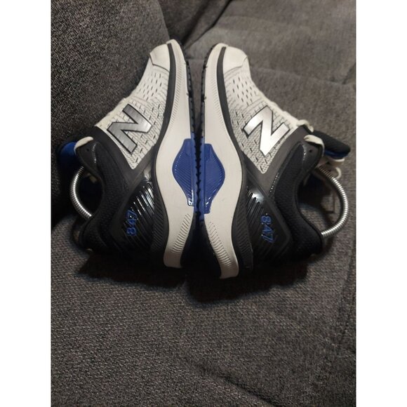 NEW BALANCE 847 V4 MENS SIZE 9 WHITE/Black MESH WALKING SNEAKER SHOE - Picture 4 of 9